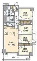 パレステージ町屋弐番館の物件間取画像